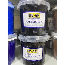Plastisol Siyah Serigrafi Tekstil Baskı Boyası 1 Kg
