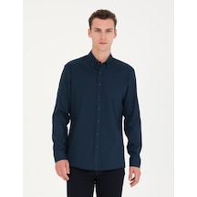 Pierre Cardin Erkek Lacivert Desenli Gömlek 50276553-vr033 Lacivert