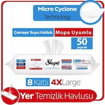 Easy Clean Çamaşır Suyu Katkılı Mopa Uyumlu Yer Temizlik Havlusu&mendili 50 Yaprak Diğer