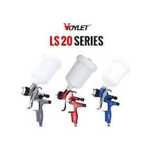 Voylet LS20 Üstden Depo 1.3 MM Boya Tabancası Kırmızı