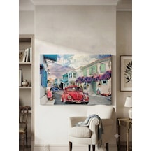 Tablo 60x90 Cm Büyük Boy Kafe Ve Salon Hediyelik Duvar Aksesuarı Açık Ahşap