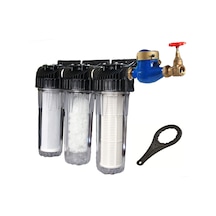 Daire Tam Set 3/4"  Giriş Filtresi  3'lü