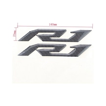 3D Yamaha R1 Karbon Logo 2 Adet