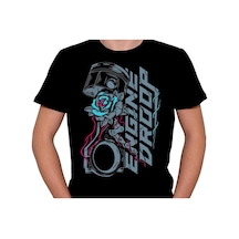 Engine Droop Piston Flower Tişört Unisex T-shirt 001