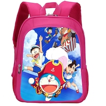 Dawson-Doraemon Anaokulu Okul Çantası Birincil ve Ortaokul Öğrencileri S -Kırmızı 08