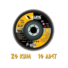 Katlı Flap Disk Zımpara A80 Kum - 10 Adet