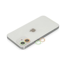 Apple İphone 11 Renkli Kamera Lens Koruma Cam - Turuncu-yeşil Belirtilmemiş