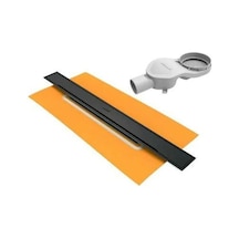 47h00210000ms014-hüppe Galata A Duş Kanalı - Yandan Çıkışlı 60 Cm - Mat Siyah