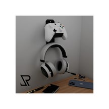 Xbox Joystick Uyumlu Kulaklık Ve Kol Standı Kumanda Kol Tutucu, Oyun Kolu Standı Kontrolcü Stand