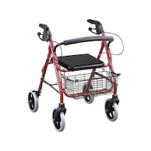 Medikaltec Tekerli Yürüme Bastonu 4 Tekerlekli Rollatör Walker Yürüteç