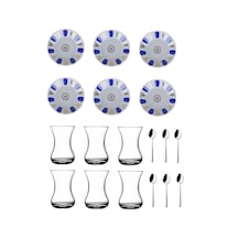 18 Parça Kahveci Çay Tabağı Ve Bardağı Takımı Seti 86985632aybabastore Genel