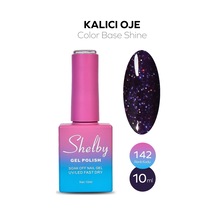 Shelby 10 Ml. A142 Renkli Işıltılı Kalıcı Oje