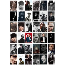 Atatürk 36'lı Poster Duvar Posteri Seti