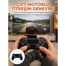 Kablosuz Titreşimli Oyun Kolu Yüksek Hassasiyetli Analog Kontrol Ve Ergonomik Tutma Yeni Nesil - Lisinya