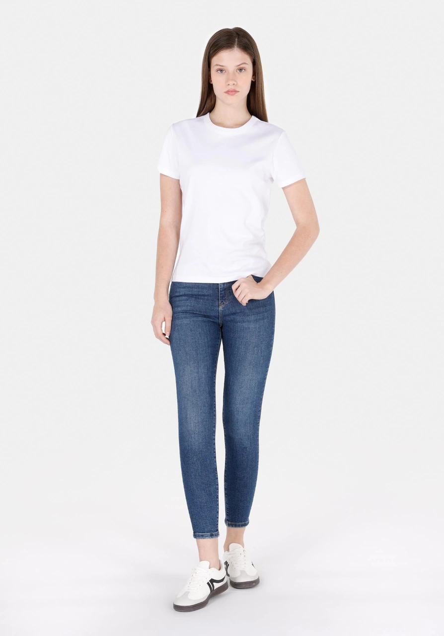Colins Skinny Fit Kadın İndigo Jean Pantolon Cl1072247 Q1.v1 Dn43927 Denim