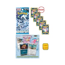 1 Paket 5 Kart Lisanslı Pokemon Snow Hazard Japonca Booster Paket Scarlet Violet Serisi