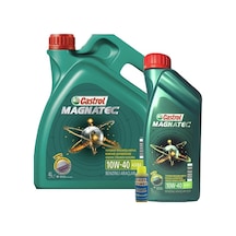 Castrol Magnatec 10W-40 A3/B4 Motor Yağı 4 L + 1 L + Cam Suyu 80 ML