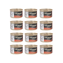 Miamor Pastete Ciğerli Tahılsız Konserve Yetişkin Kedi Maması 12 x 85 G