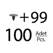 Renault Ve Dacia İçin Davlumbaz Klips- 100'lü