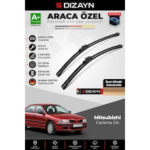 S-dizayn Mitsubishi Carisma Da Ön Cam Silecek Seti 1995-2004 Premium Araca Özel 53-50 Cm A+ Kalite A