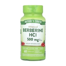 Nature's Truth Berberine Hcı Barberry Extract Sugar Metabolism 60 Capsules
