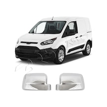 Ford Connect Uyumlu 2009-2014 Ayna Kapağı 2 Parça Abs Krom Kaplama