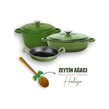 Lava Döküm 3x New Heritage Serisi Döküm Demir Tencere Tava Seti 001