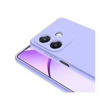 Kilifone - Oppo A3 Uyumlu Kılıf Esnek Koruyucu Mara Lansman Kapak - Koyu Mor - T35585