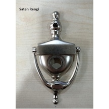 Saten Renkli Kapı Tak Tak Dürbün Ahşap ve Çelik Kapı Tokmağı