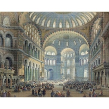 Ayasofya Camii Poster Duvar Kağıdı Renkli
