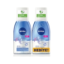 4 Adet Nivea Çift Etkili Göz Makyaj Temizleyici 125 Ml + 125 Ml Hediye