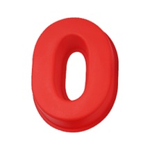 Dijital Silikon Kek Pişirme Kalıp Diy Yapımı Kurabiye Kalıp, Size:number 4 Mavi