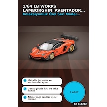 Model Araba 1/64 Lb Works Lamborghini Aventador Limited Edition Mdx Bx-316212