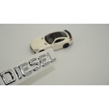 Diesel Bagaj 3M 3D Krom Abs Yazı Logo Amblem