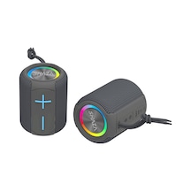 2 Adet Shaza Taşınabilir Bluetooth Hoparlör Ipx6 Suya Dayanıklı - 6w Ses Çıkışı Gri