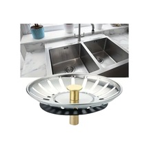 Paslanmaz Çelik Mutfak Evye Lavabo Süzgeci Lavabo Gideri Atık Gıda Tıpası Belirtilmemiş Diğer