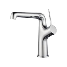 Creavit Flow Lavabo Bataryası Krom Krom