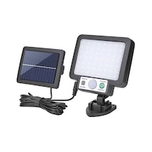 Jx-f56 Solar Panelli Hareket Sensörlü Üç Modlu Duvar Lambası 3 Renk