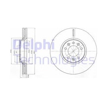 DELPHI BG4083C FREN DİSKİ ÇİFTLİ PAKET BOYALI C5.DISPATCH.JUMPY.S