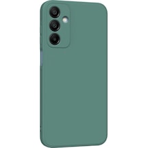 Newface Samsung Uyumlu Galaxy A25 5g Kılıf First Silikon - Koyu Yeşil Koyu Yeşil