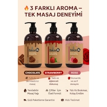 Çikolata Çilek Gül Aromalı Masaj Yağı 250 Ml Yenilebilir, Xl Boy - 725721563