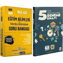 Yeni Ags - Pegem + Bigelio 2026 Meb-ags Eğitim Bilimleri Soru Bankası + 5 Deneme 2 Li Set Pegem Akademi + Bigelio Yayınları