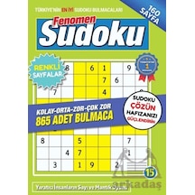Fenomen Sudoku 15 Maxi Yayıncılık Ciltli