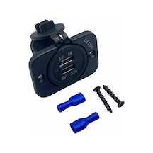 5V Telefon Şarj Cihazı 1 A/2.1 A 2 X Usb Kapaklı Marin N11.913
