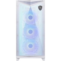 MSI MPG GUNGNIR 300R AIRFLOW Temperli Cam  4x 120 MM ARGB Atx Bilgisayar Kasası Beyaz