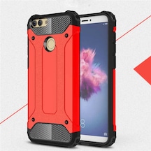 Huawei P Smart 2018 (FIG-LX1) - Kilif Darbe Önleyici Zirh Tank Kapak