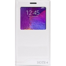 Fitcase Dolce Samsung Uyumlu Note 4 (N910) Gizli Miknatisli Pencereli Ki 211913210