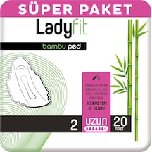 Ladyfit Bambu Hijyenik Ped Uzun 20'li