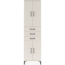 Arges Dolap 4 Raflı 3 Çekmeceli 4 Kapaklı 60x30x221 Aytaşı-ay... Aytaşı