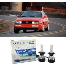 Vw Corrado Uzun+kısa Far Ampulü H4 Access Yeni Seri Beyaz 1988-1995